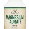 Magnesium Taurate 1500mg per Serving - 210 Vegan Capsules